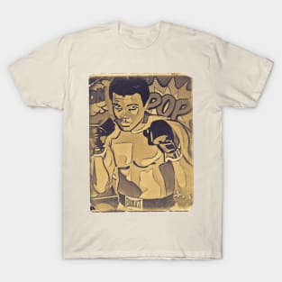 Muhammad Ali Boxer Retro Comic T-Shirt